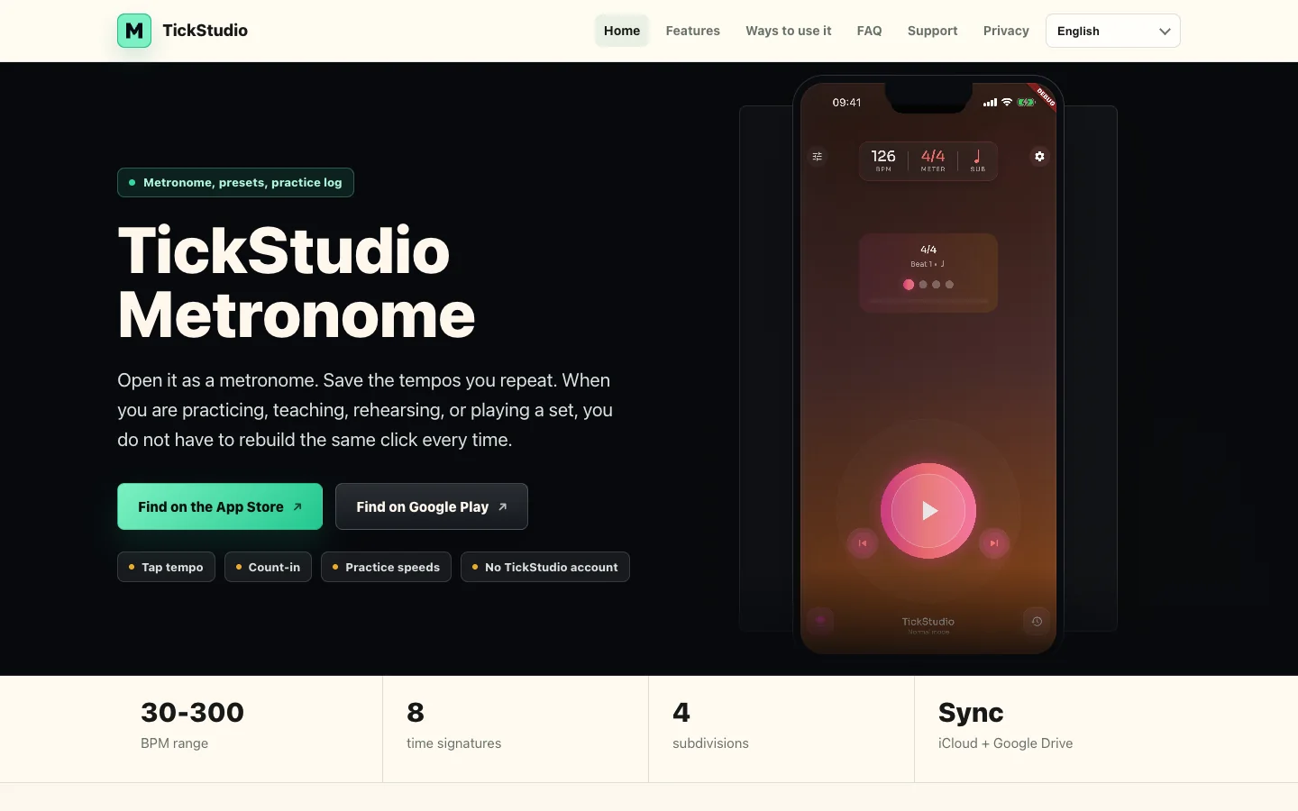 Solvin Metronome preview
